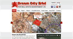 Desktop Screenshot of dreamcity-erbil.com