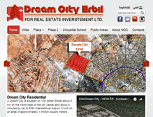 Tablet Screenshot of dreamcity-erbil.com